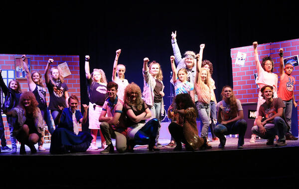 Performance Picture from the Spring 2020 Rock of Ages Musical